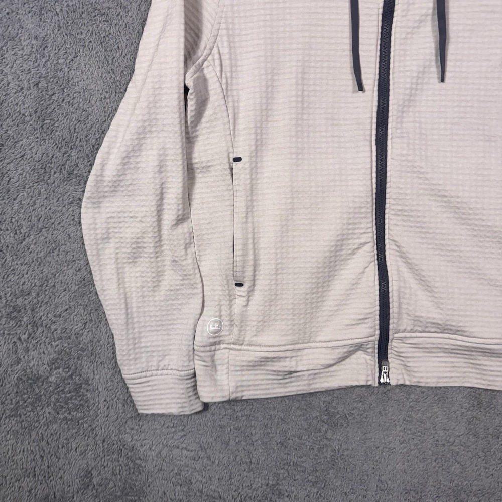Peter Millar‎ Hoodie Womens M Tech Full Zip Sweatshirt Grid Fleece Golf LS22EK19 - Picture 2 of 16